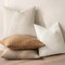 18x18 Inch Decorative Pillow Covers for Couch Bed Set of 2 Textured Boucle Neutral Throw Pillows White Accent Solid Cushion Pillowcase Cozy Soft Chair Sofa Livingroom Home Decor
